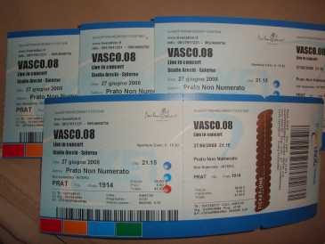 Foto: Proposta di vendita Biglietto da concerti CONCERTO VASCO ROSSI 27/06/08 - SALERNO