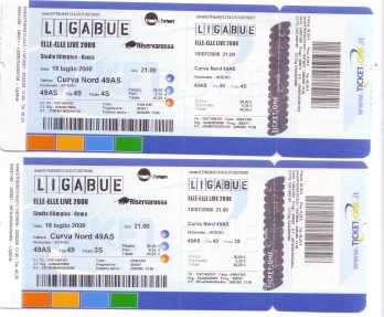 Foto: Proposta di vendita Biglietti di concerti CONCERTO LIGABUE 18 LUGLIO - ROMA
