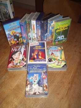 Foto: Proposta di vendita 12 VHS Animazione - Cartoni animati - BAMBI-ARISTOCHATS-BELLE ET LE CLOCHARS ECT... - WALT DISNEY
