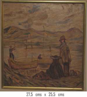 Foto: Proposta di vendita Dipinto a olio PAISAJES Y JUNCOS DE VINATEA REINOSO - Contemporaneo