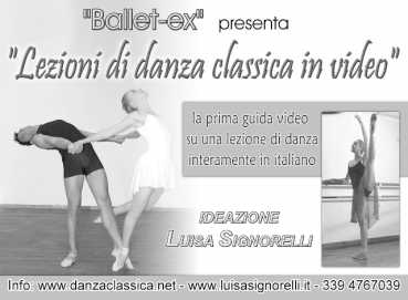 Foto: Proposta di vendita DVD Educativo - Danza e Musica - LEZIONI DI DANZA CLASSICA IN VIDEO - LUISA SIGNORELLI